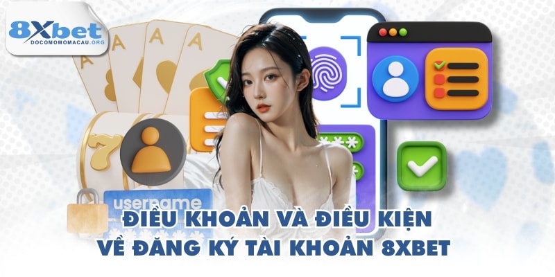 Điều khoản và điều kiện về đăng ký tài khoản 8XBET